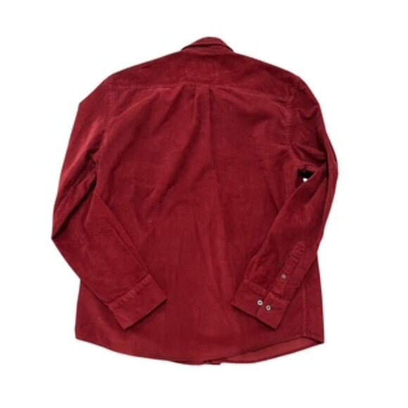 NEW Johnnie-O Kodiak Hangin’ Out Corduroy Shirt Mens Medium Malibu Red NWT - Picture 5 of 12